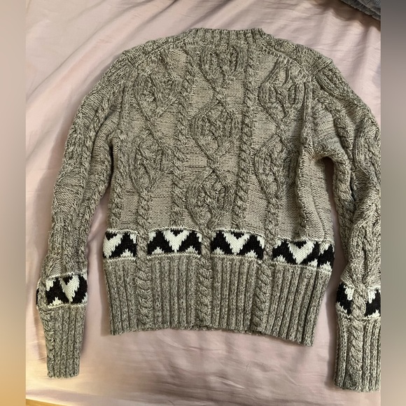 Polo by Ralph Lauren Gray Cable Knit Sweater - Picture 2 of 10